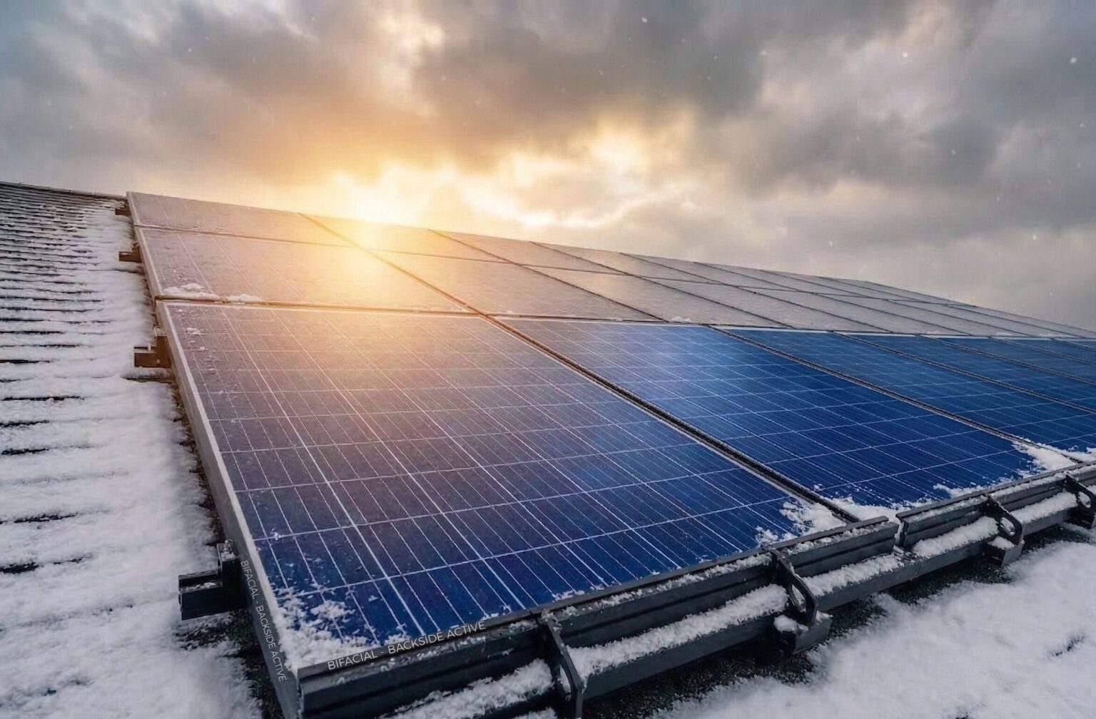 両面発電技術でより多くの電力の発電が可能！